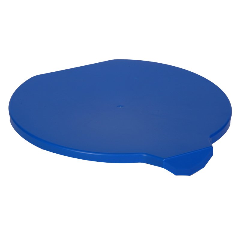 Foodgrade production 9 ltr bucket lid, blue