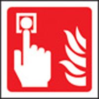 100 S/A labels 100x100mm alarm call point