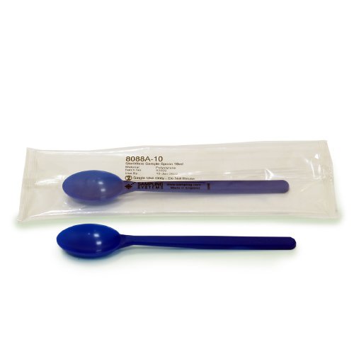 Sample Spoon, blue, 10ml, box of 100