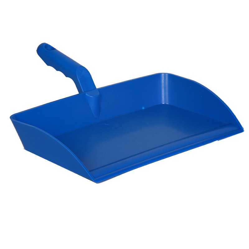 Foodgrade hand dust pan - heavy duty, 300 mm, blue