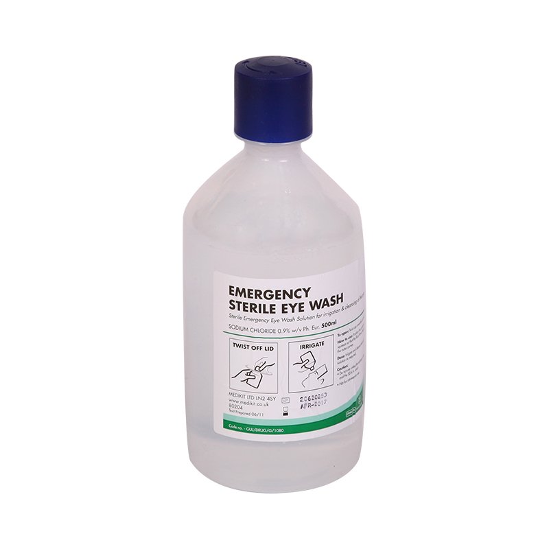 First Aid - Eye Wash Solution, Regular Bottle, 500ml