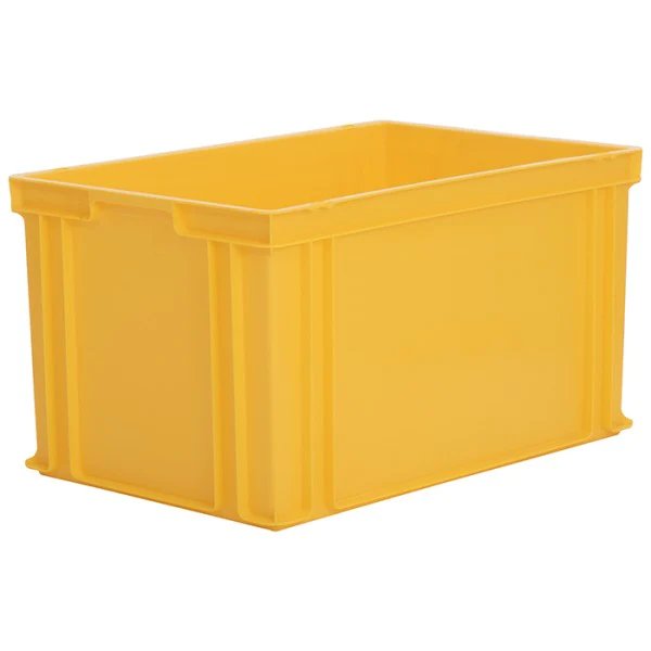 Stacking Container, 600x400x325mm, Yellow