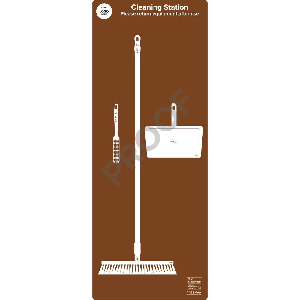 Floor Sweeping Station- Brown