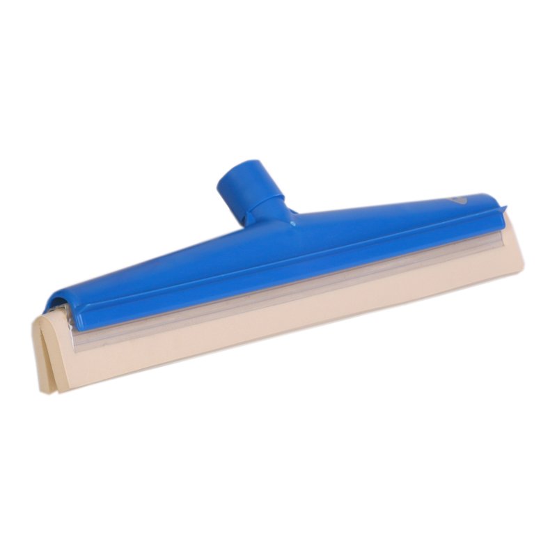 Double Blade Squeegee - White Blade, 400mm, Blue