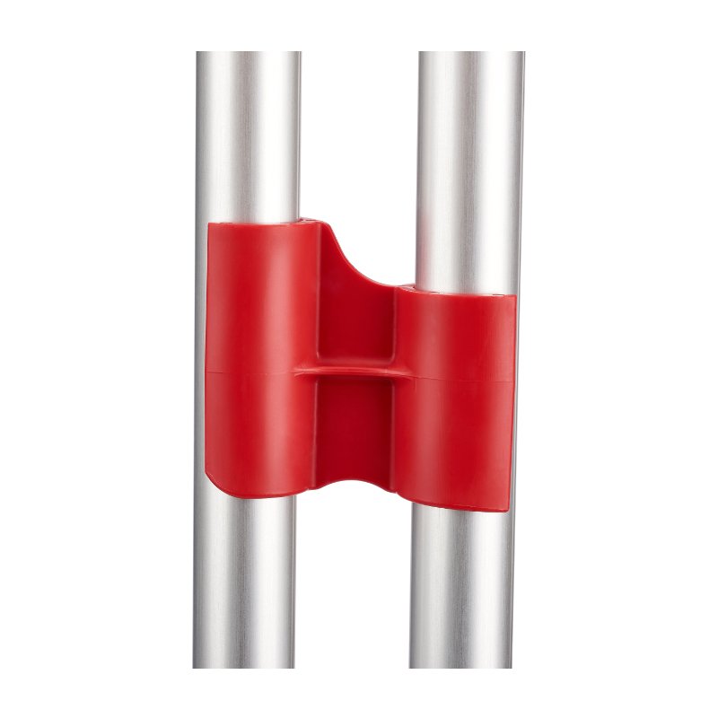Plastic clip for lobby pan and brush, Red