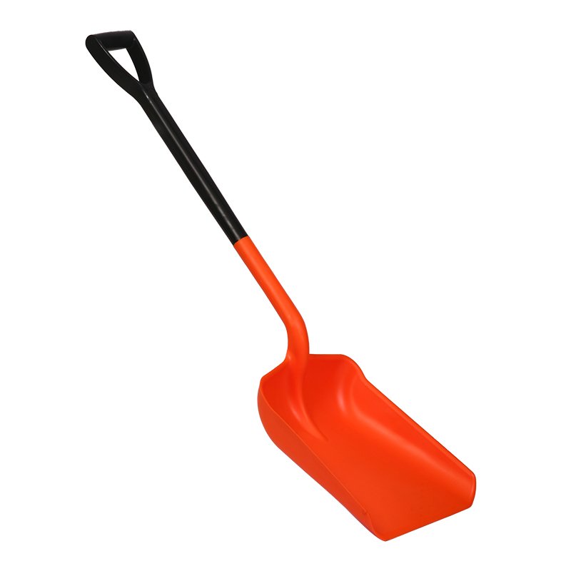 Large deep pan blade, two piece shovels – D-grip handle