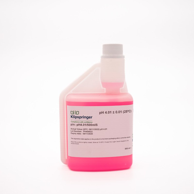 Buffer Solution in Dosing Bottle - 500ml - pH 4
