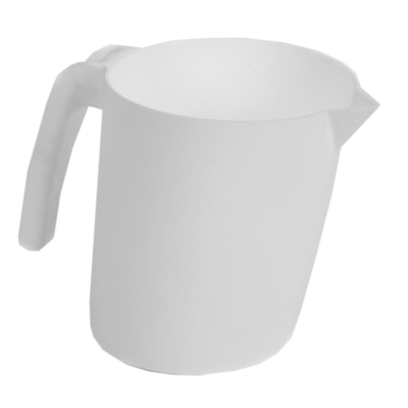 Coloured Pouring Jug - 2 Ltr, White