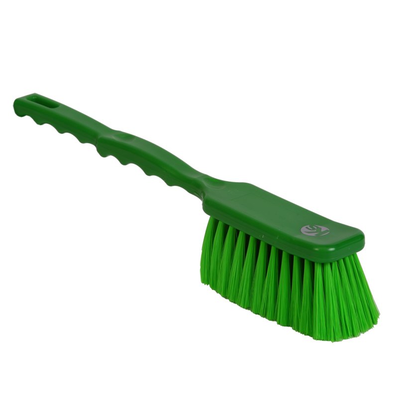 Bread brush - long handled, extra soft PBT bristle, 410mm, green