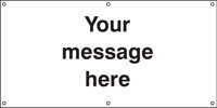 Design Your Own Banner c/w eyelets 1270x1270mm