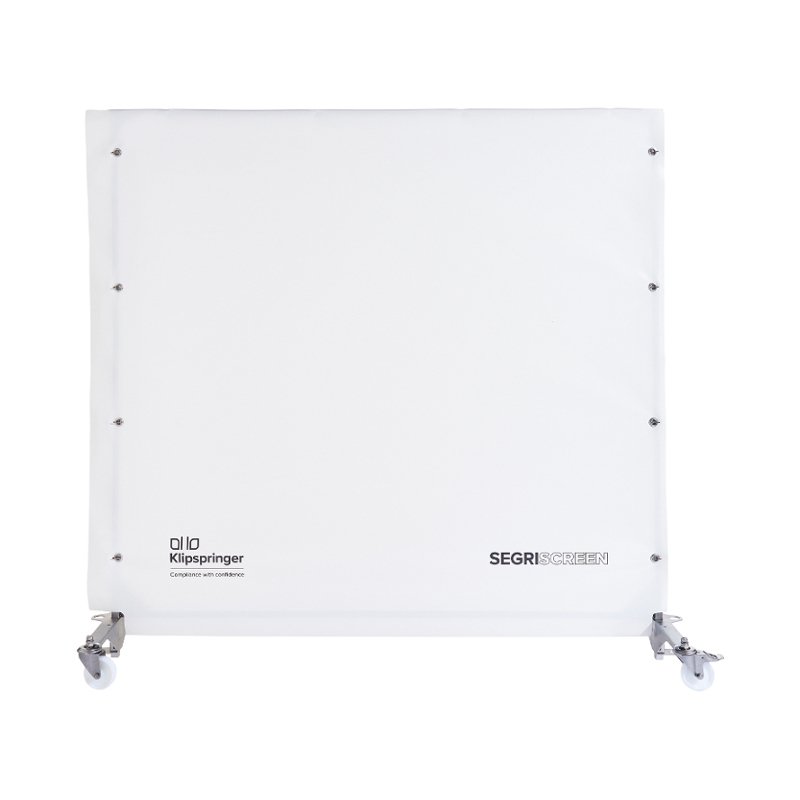 SegriScreen [MK II]; Master Screen Section, 1800x1800mm, wheeled, white