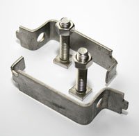 Stainless steel back to back clips 50mm (pair)