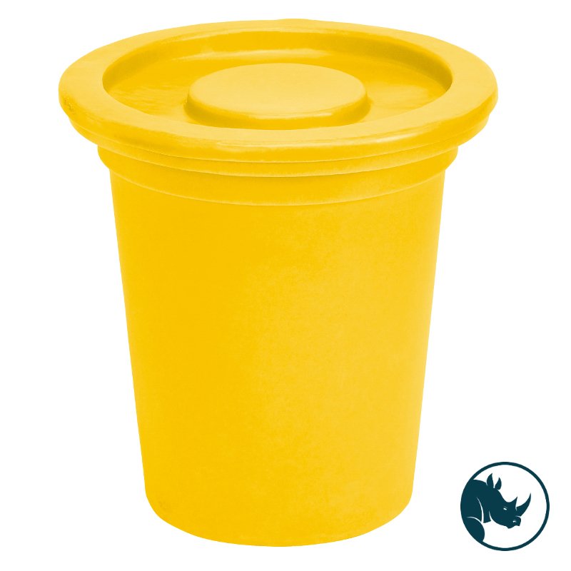 Tapered bin lid - to fit TP2045, yellow