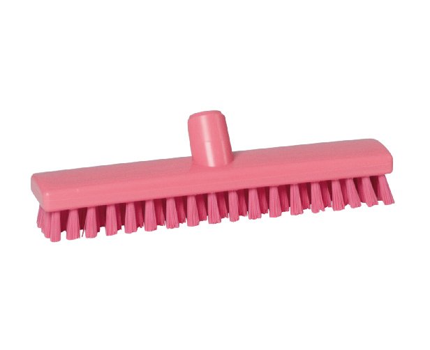 Deck Scrub - Extra Stiff PBT Bristle, 300mm, pink