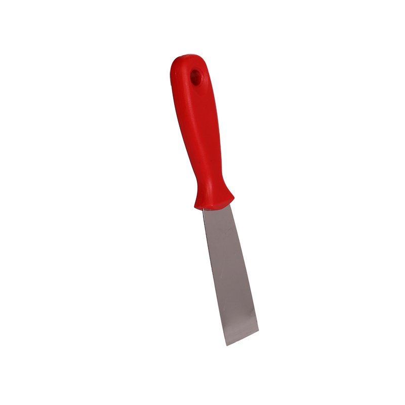 Spatula - Stiff Stainless Steel Blade, 40mm, Red