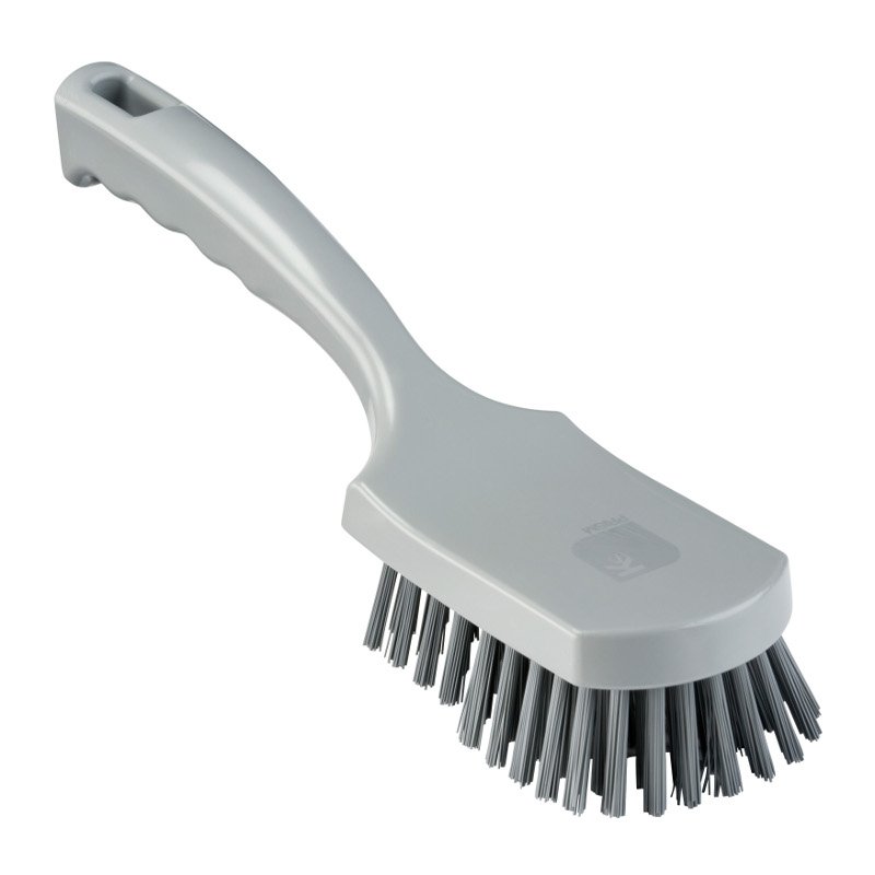 Churn brush - medium/stiff PBT bristle, 275mm, grey