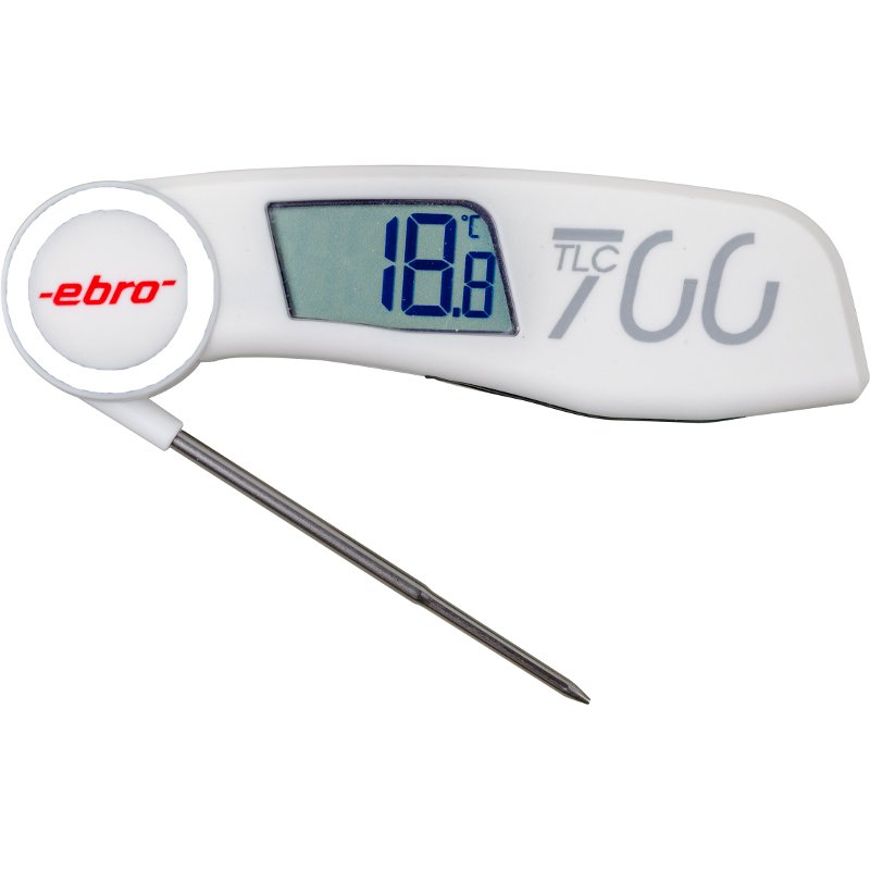 Folding Probe Thermometer, White