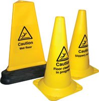 Your message hazard cone round 500mm