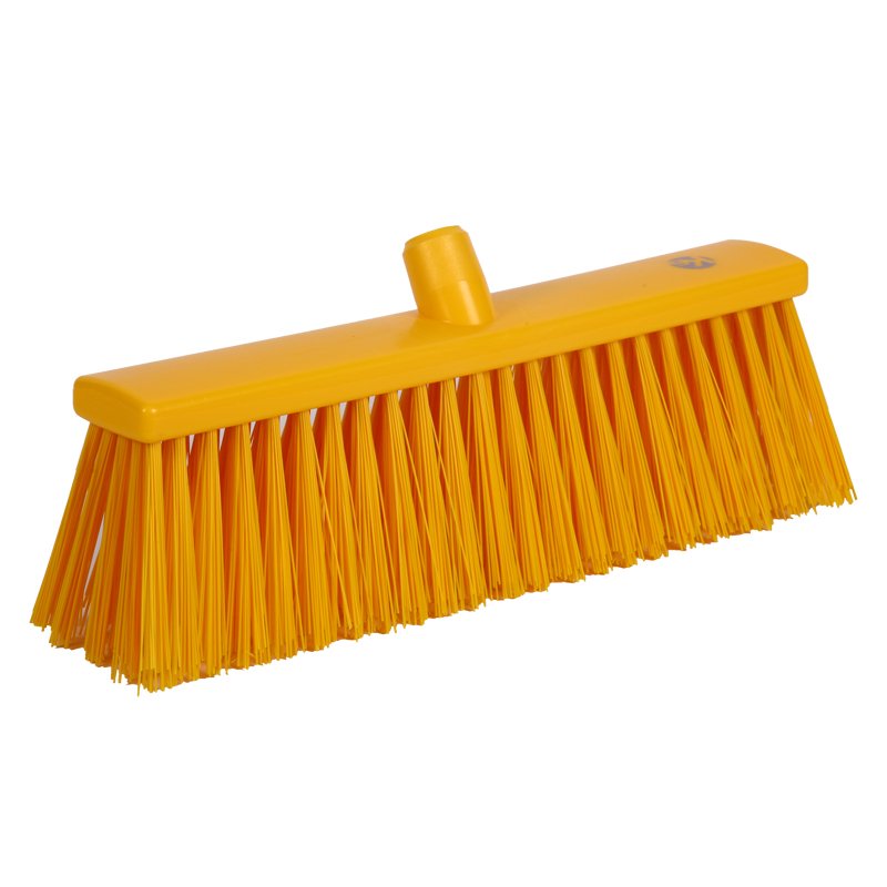 Broom - Long, Extra Stiff PBT Bristle, 400mm, Yellow