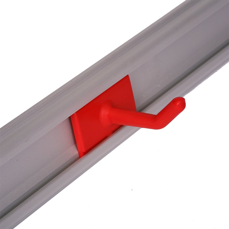 Hook - For Wall Rail, Red