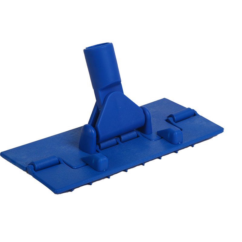 Scouring pad holders for threaded handle