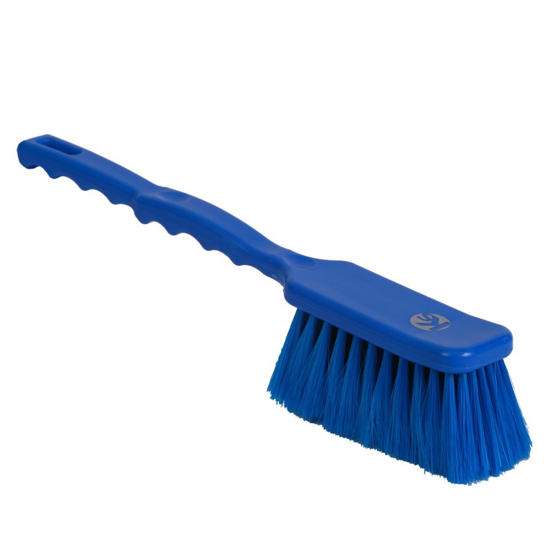 Bread brush - long handled, extra soft PBT bristle, 410mm, blue