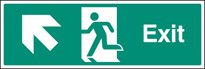 Exit - up and left