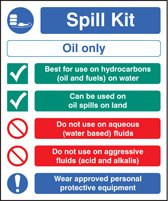 Spill kit oil type only