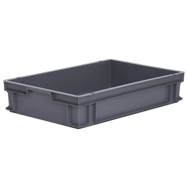 Stacking Box, 600x400x120mm, Grey