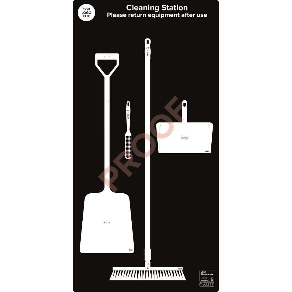 Floor Cleaning Station- Black