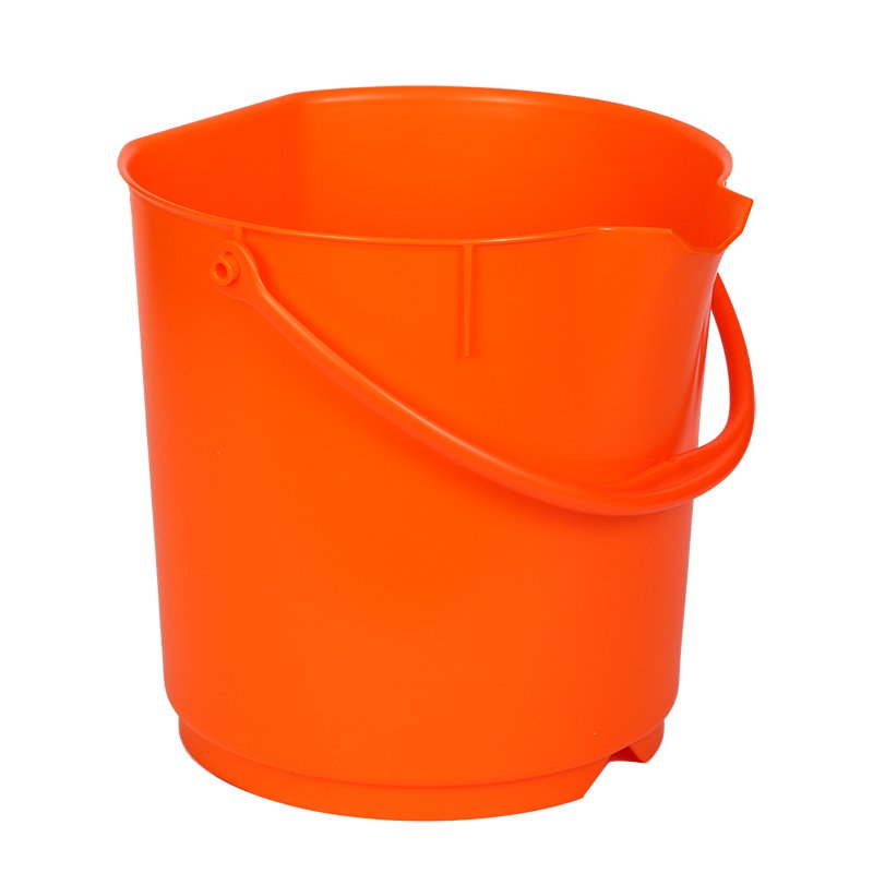 Foodgrade production bucket - 9 ltr, orange