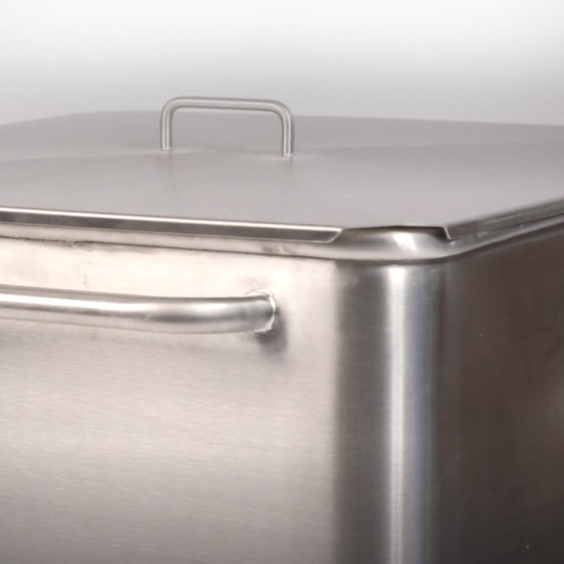 Stainless Steel EuroBin Lid (fits 200 ltr EuroBin)