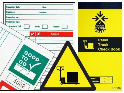 Good to go pallet truck safety check book