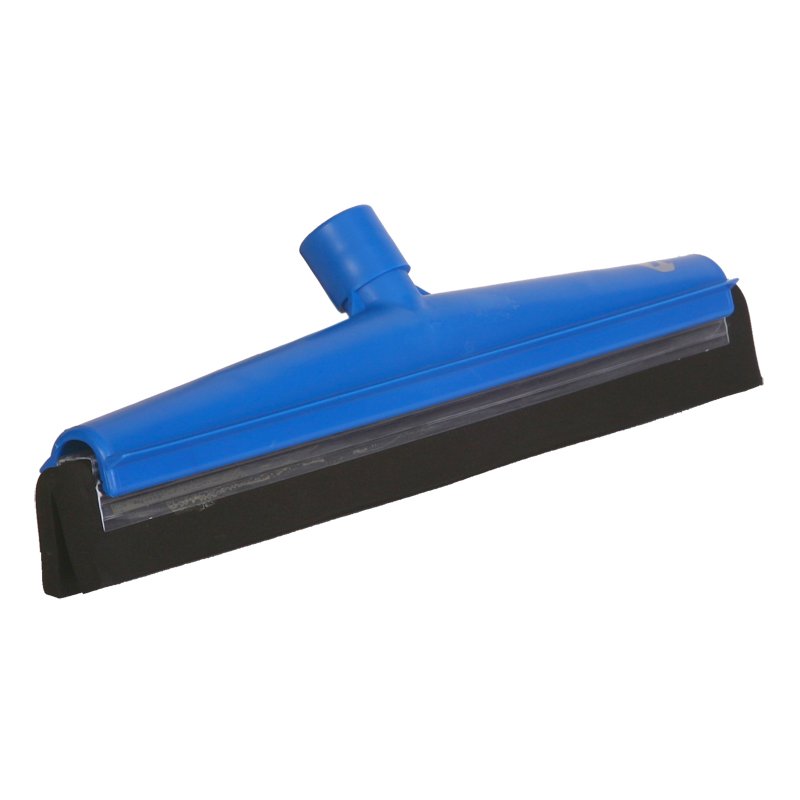 Double Blade Squeegee - Black Blade, 400mm, Blue