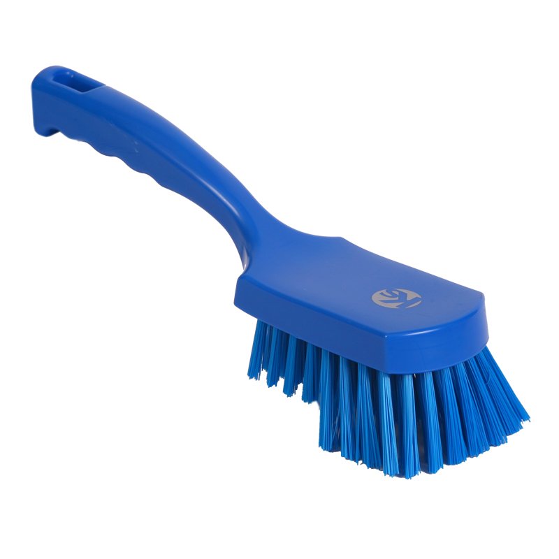 Churn brush - extended nose medium/stiff PBT bristle, 275mm, blue