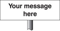 Verge sign - Your message here