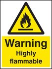 Warning highly flammable