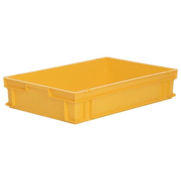 Stacking Box, 600x400x120mm, Yellow