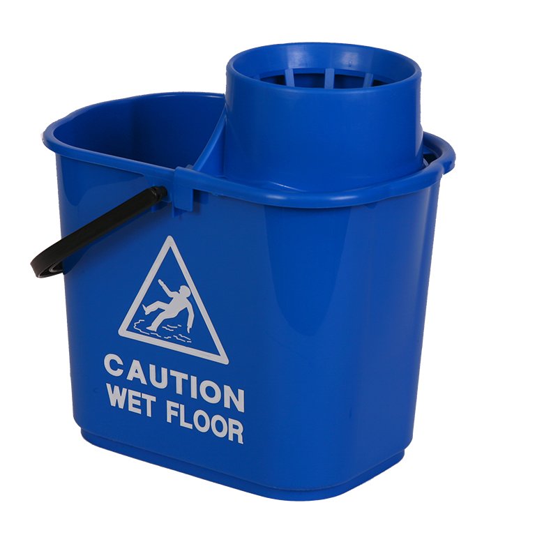 Professional Socket Mop Bucket And Sieve - 14 Ltr, Blue