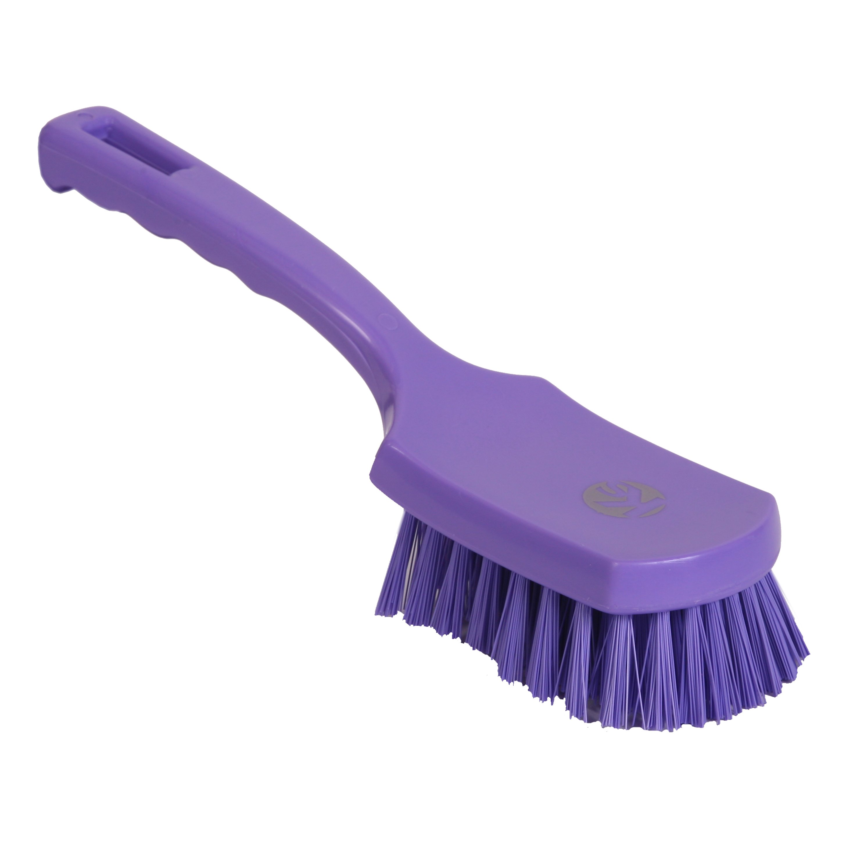 Churn brush - resin set, medium/stiff PBT bristle, 275mm, purple