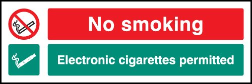 No smoking Electronic cigarettes permitted