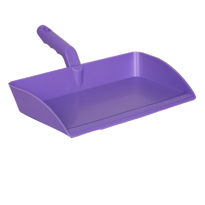 Foodgrade hand dust pan - heavy duty, 300 mm, purple