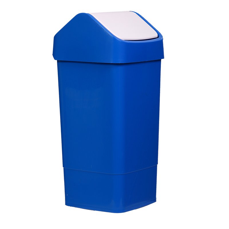 Indoor Waste Bin - 50 Ltr, Blue
