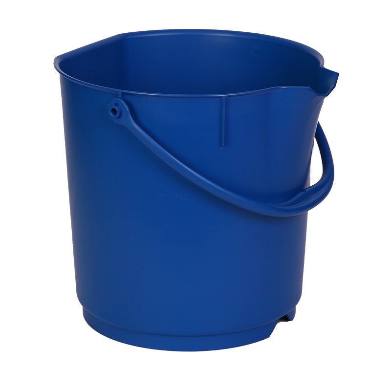 Detectable Foodgrade Production Bucket - 15 Ltr, Blue