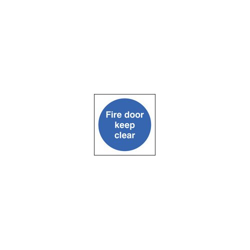 Fire door keep clear