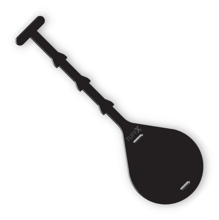 Tuffx Identification Tag, 80x285mm, X25, Black
