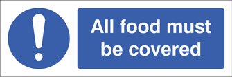 All food must be  covered
