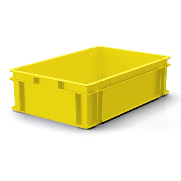 Stacking Box, 600x400x170mm, Yellow
