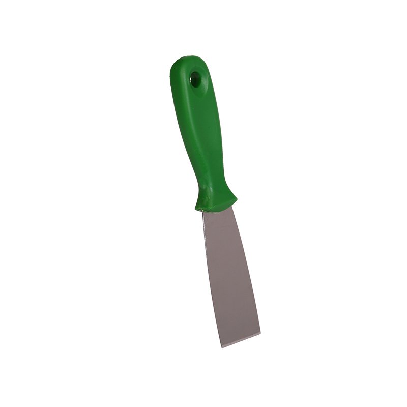Spatula - Stiff Stainless Steel Blade, 40mm, Green