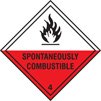 Spontaneously combustible